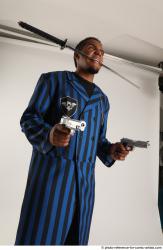 Garson STANDING POSE WITH KATANA AND TWO GUNS